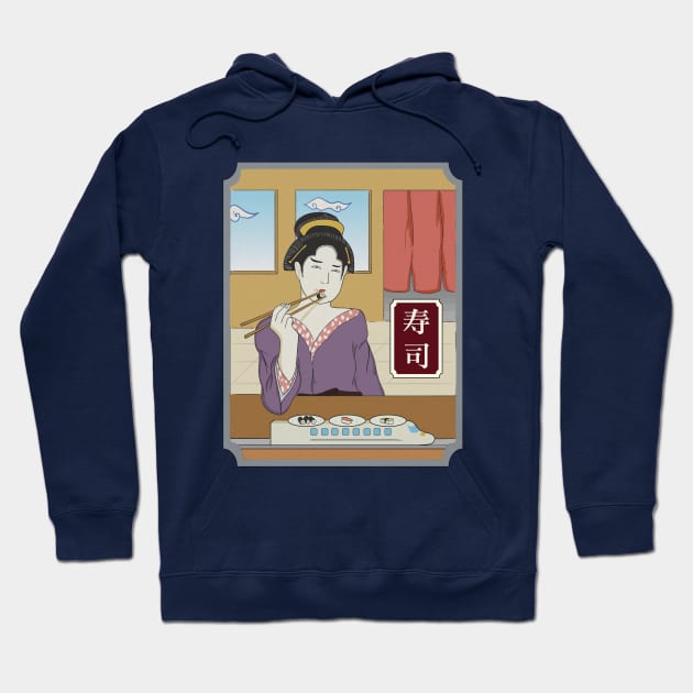 Sushi Train Hoodie by The Graphicallist